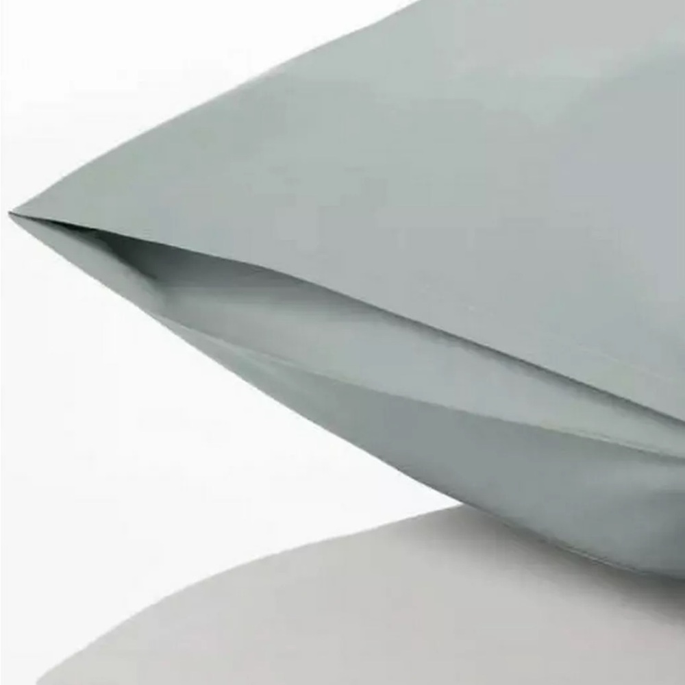 Nate Home by Nate Berkus 400TC Percale Cotton King Pillow Case Set Limestone - Picture 3 of 5
